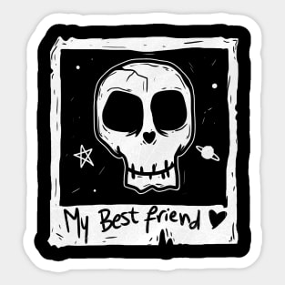 Halloween Skull Sticker